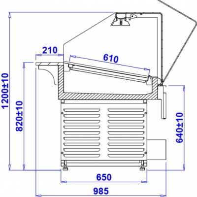 Vitrina calda patiserie Pastella - Frigosztufi